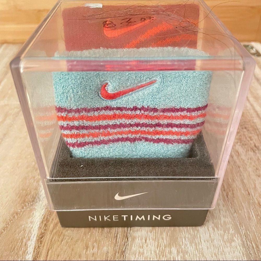 NWT Nike Timing Cuff Set of 2 Blue & Purple - Picture 7 of 15